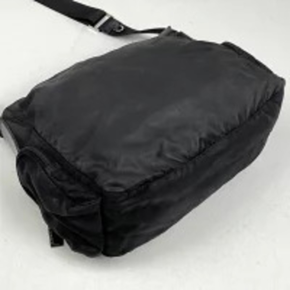 Prada Plate Bag Black Shoulder Nero Crossbody Black